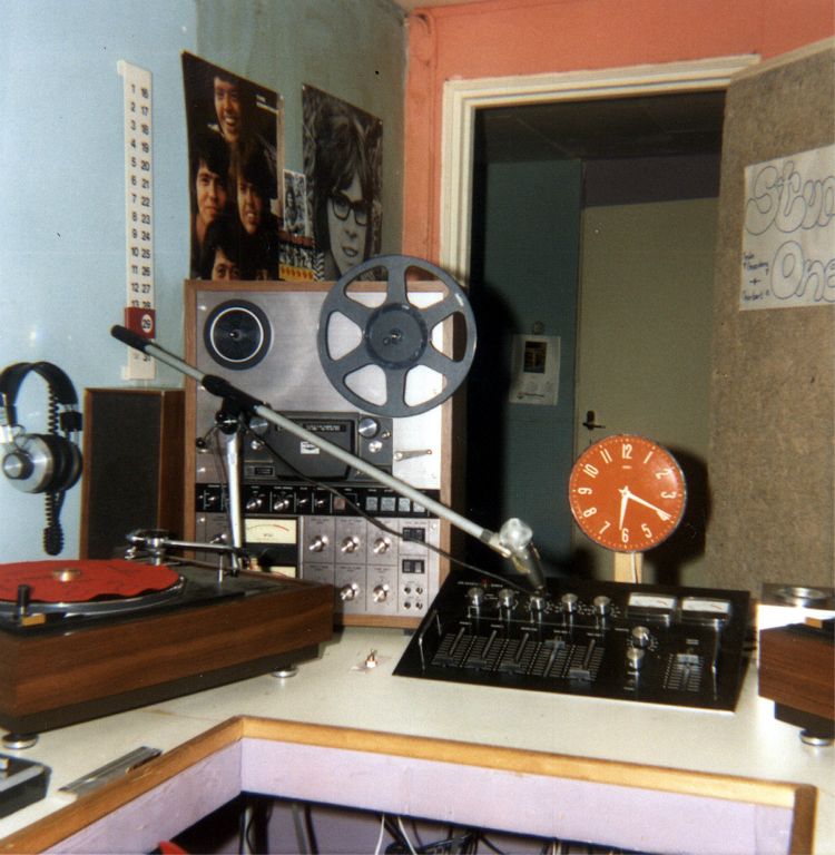 Radio Mi Amigo studio - Programmes were recorded in Breda